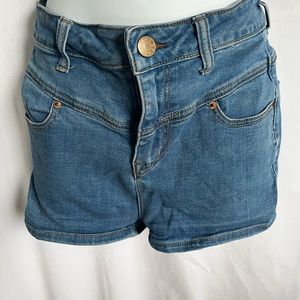 High Rise Jean Shorts